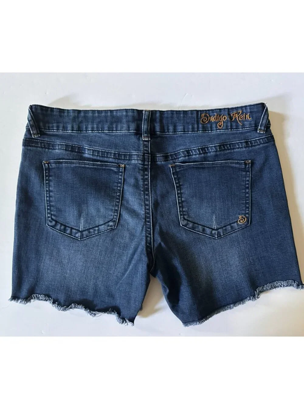 Indigo Rein Forever Cut Off Blue Denim Jean Shorts Size 13